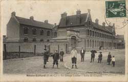 henin lietard beaumont groupe amede loubet ecole de garcons 1908 carte postale animee cpa