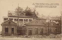 henin lietard beaumont fosse 2 sainte ste henriette degats ruines premiere guerre mondiale 14-18-1914-1918 mines dourges