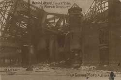 henin lietard beaumont fosse 2 sainte ste henriette ruines premiere guerre mondiale 14-18-1914-1918 mines dourges