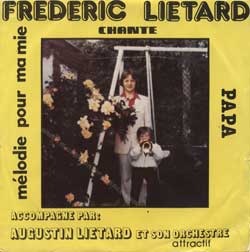 henin lietard frederic augustin melodie pour ma-mie papa disque vinyle 45 trs