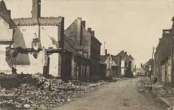 henin lietard beaumont rue pasteur pendant la guerre 14-18 1914-1918